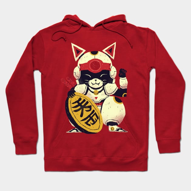 fortune pizza cat Hoodie by Louisros